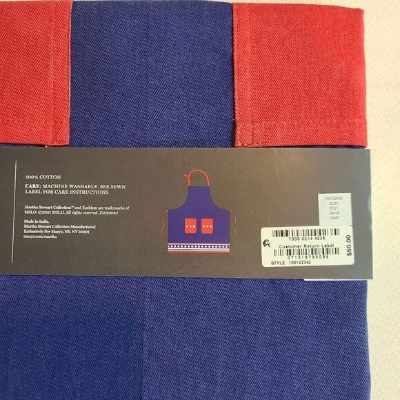 Martha Stewart Grilling Collection Apron & Kitchen Towels - Picture 7 of 8